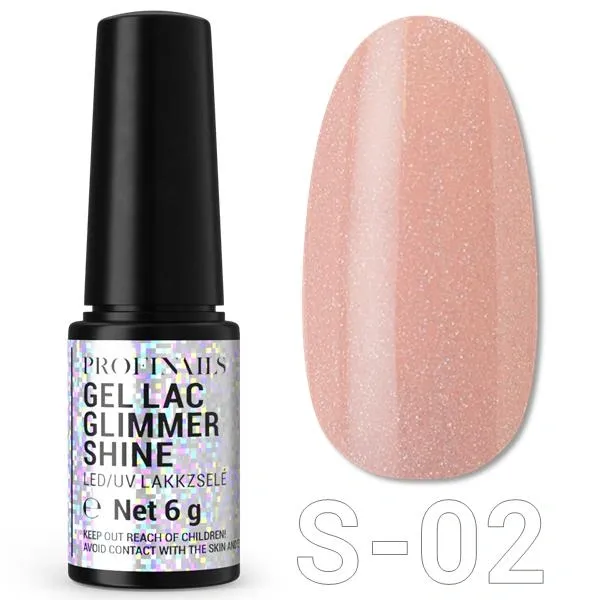 Profinails UV lakkzselé Glimmer 6gr S-02