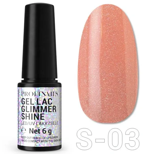 Profinails UV lakkzselé Glimmer 6gr S-03