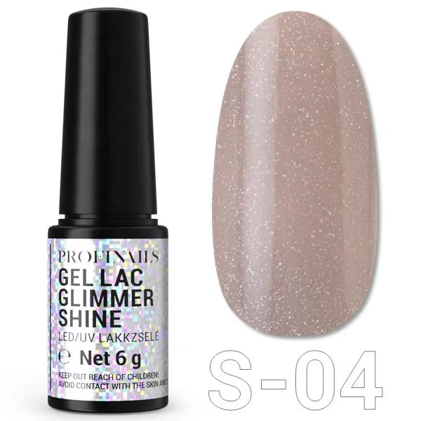 Profinails UV lakkzselé Glimmer 6gr S-04