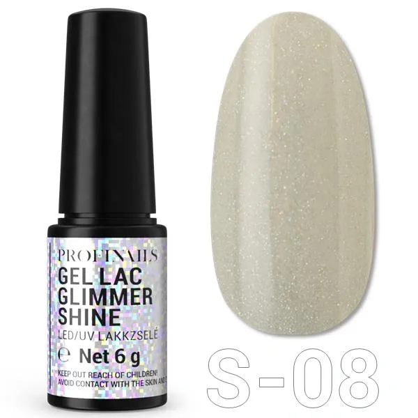 Profinails UV lakkzselé Glimmer 6gr S-08