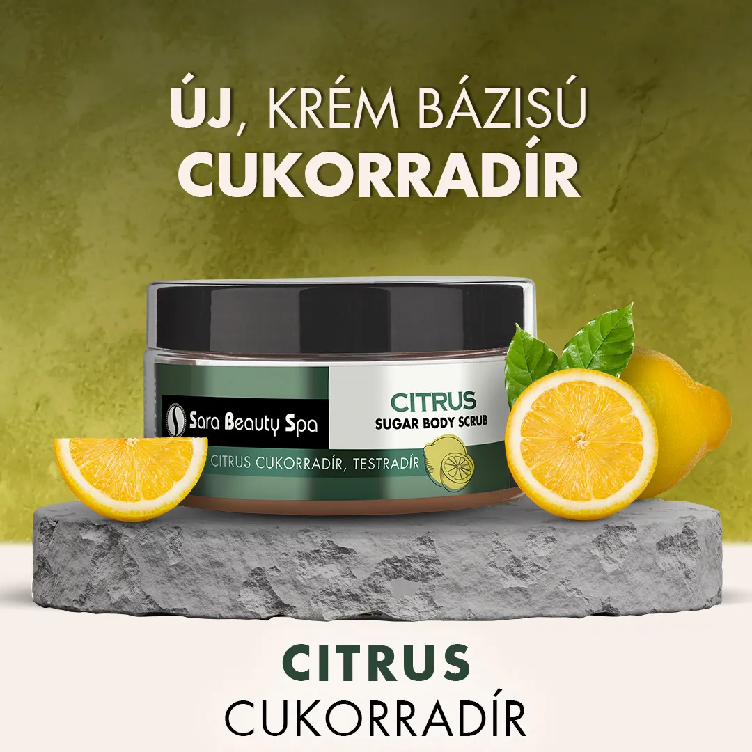 Sara Beauty Spa Bőrradír és Testradír - Citrus Cukorradír 300ml Sara Beauty Spa Bőrradír és Testradír - Citrus Cukorradír 300ml