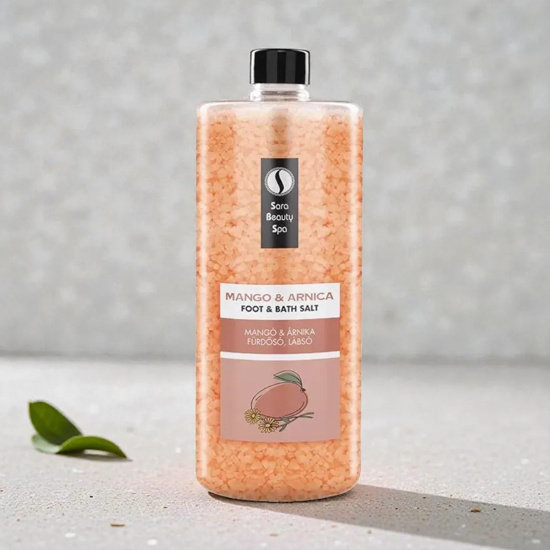 Sara Beauty Spa Frissítő Fürdősó és Lábáztató Só - Mangó & Árnika 1320g