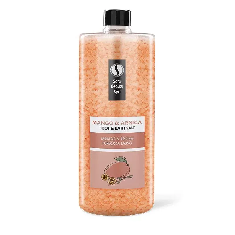 Sara Beauty Spa Frissítő Fürdősó és Lábáztató Só - Mangó & Árnika 1320g Sara Beauty Spa Frissítő Fürdősó és Lábáztató Só - Mangó & Árnika 1320g