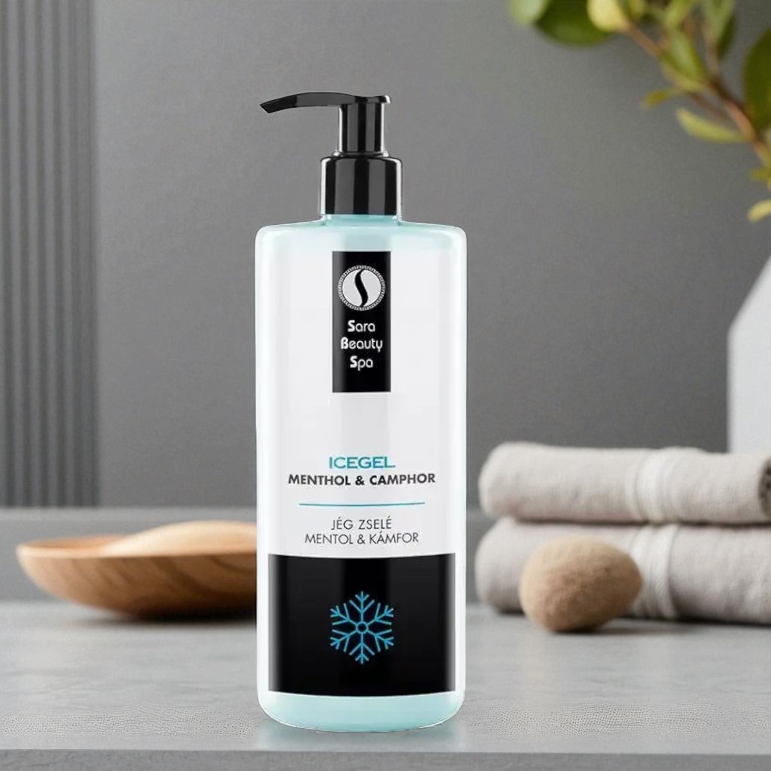 Sara Beauty Spa Izomlazító Jégzselé - Mentol és Kámfor 500ml Sara Beauty Spa Izomlazító Jégzselé - Mentol és Kámfor 500ml