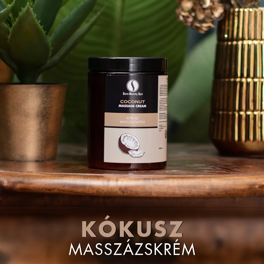 Sara Beauty Spa Masszázskrém - Kókusz 1000ml Sara Beauty Spa Masszázskrém - Kókusz 1000ml