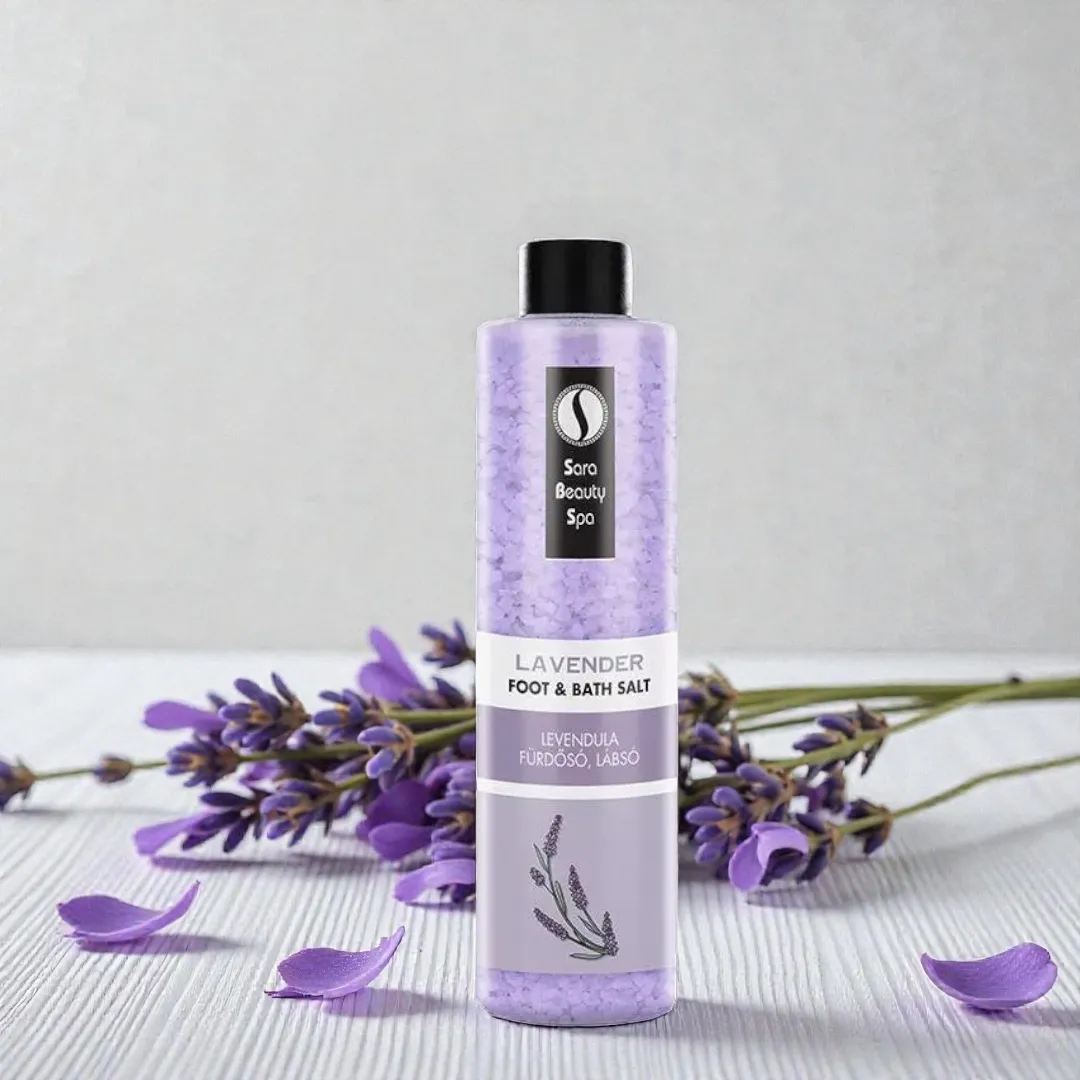 Sara Beauty Spa Relaxáló Fürdősó és Lábáztató Só - Levendula 330g