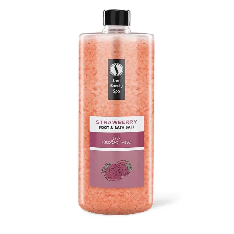 Sara Beauty Spa Relaxáló Fürdősó és Lábáztató Só - Eper 1320g Sara Beauty Spa Relaxáló Fürdősó és Lábáztató Só - Eper 1320g