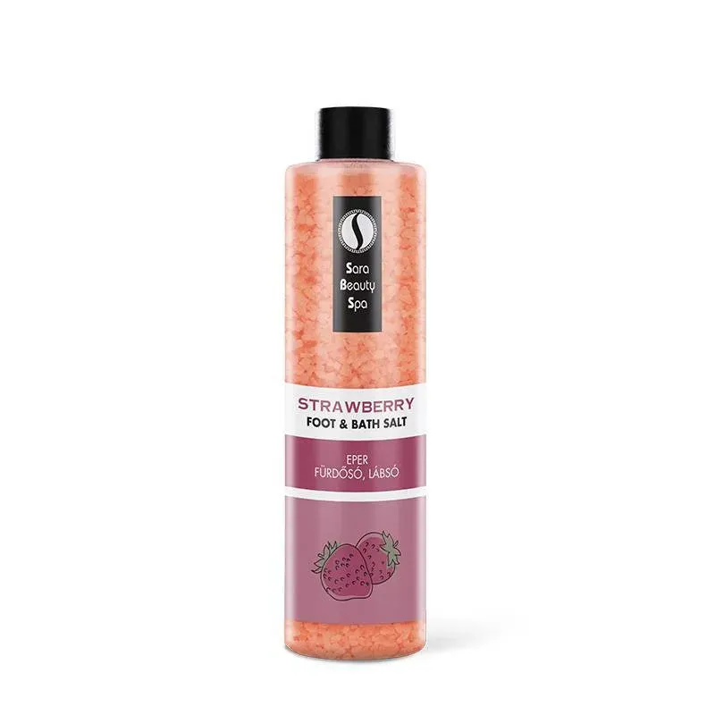 Sara Beauty Spa Relaxáló Fürdősó és Lábáztató Só - Eper 330g Sara Beauty Spa Relaxáló Fürdősó és Lábáztató Só - Eper 330g