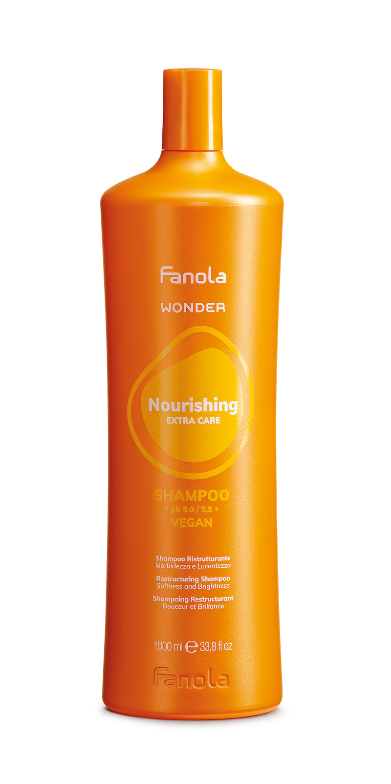 Fanola Wonder Nourishing ragyogást és puhaságot adó tápláló sampon 1000ml